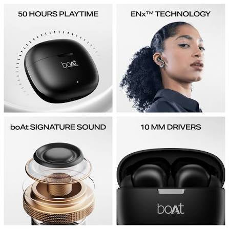 boAt Airdopes Pulse Wireless Earbuds (50H Battery)