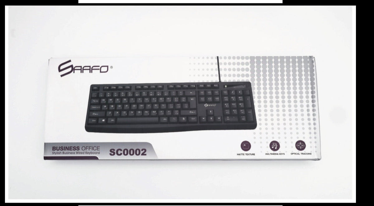 SC 0002
SAAFO WIRED OFFICE KEYBOARD