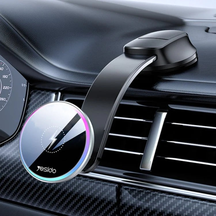 MagSafe Car Phone Holder with 15W Wireless Charging | Magnetic Mount