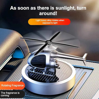 Perfume Solar Power Helicopter Air Freshener