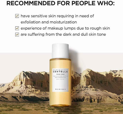 Centella Asiatica Toning Toner 400ml - Madagascar Pure Mild Toner for All Skin Types