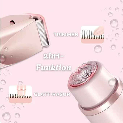 SilkySplash 2-in-1 Women's Electric Shaver & Trimmer | Waterproof Rechargeable