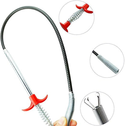 Drain Clog Remover Tool – Flexible Snake Hair & Debris Cleaner