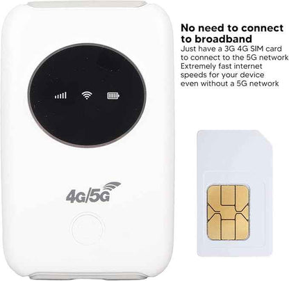 Unlocked 5G WiFi Mobile Hotspot Modem – Portable Internet for Travel & Home