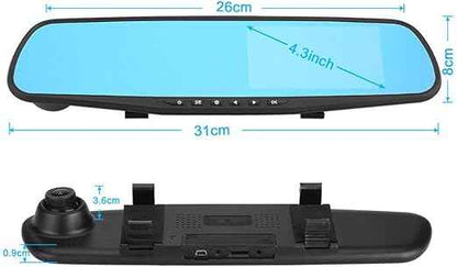 Vehicle Blackbox DVR – Full 1080P HD Touch Screen & Rear View Camera