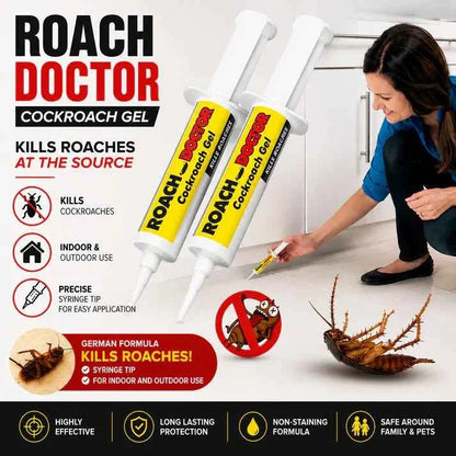 Cockroach Killer Gel – Fast-Acting Roach Bait (2 Pcs)