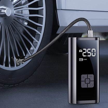 Portable Car Tire Inflator 150PSI with LED Light | مضخة هواء محمولة للسيارة 150 رطل مع إضاءة