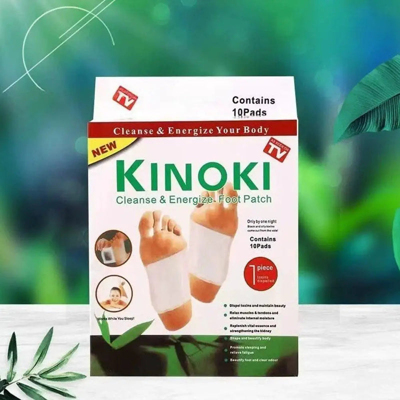 Kinoki Detox Foot Patches – Pack of 2, Ginger & Bamboo Vinegar Cleansing