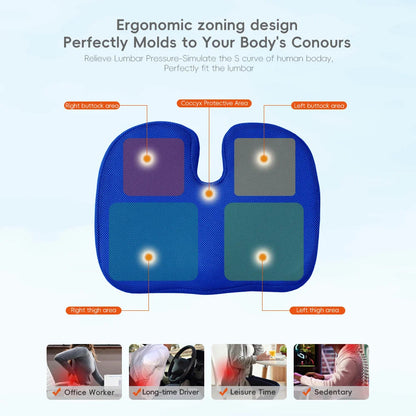 Memory Foam Seat Cushion 45 × 36 × 7cm | وسادة جلوس بإسفنج الذاكرة