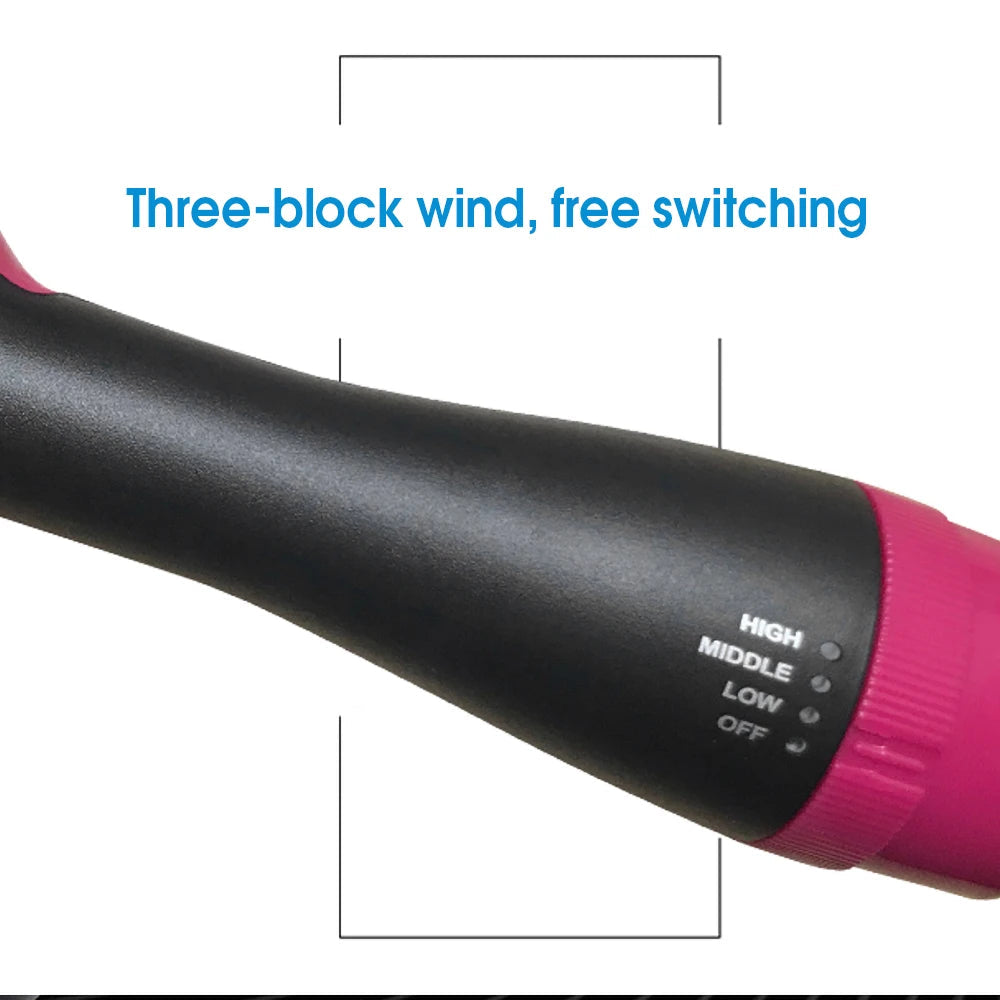 One Step 2-in-1 Rotating Hot Air Brush | Hair Dryer & Volumising Curler Styler