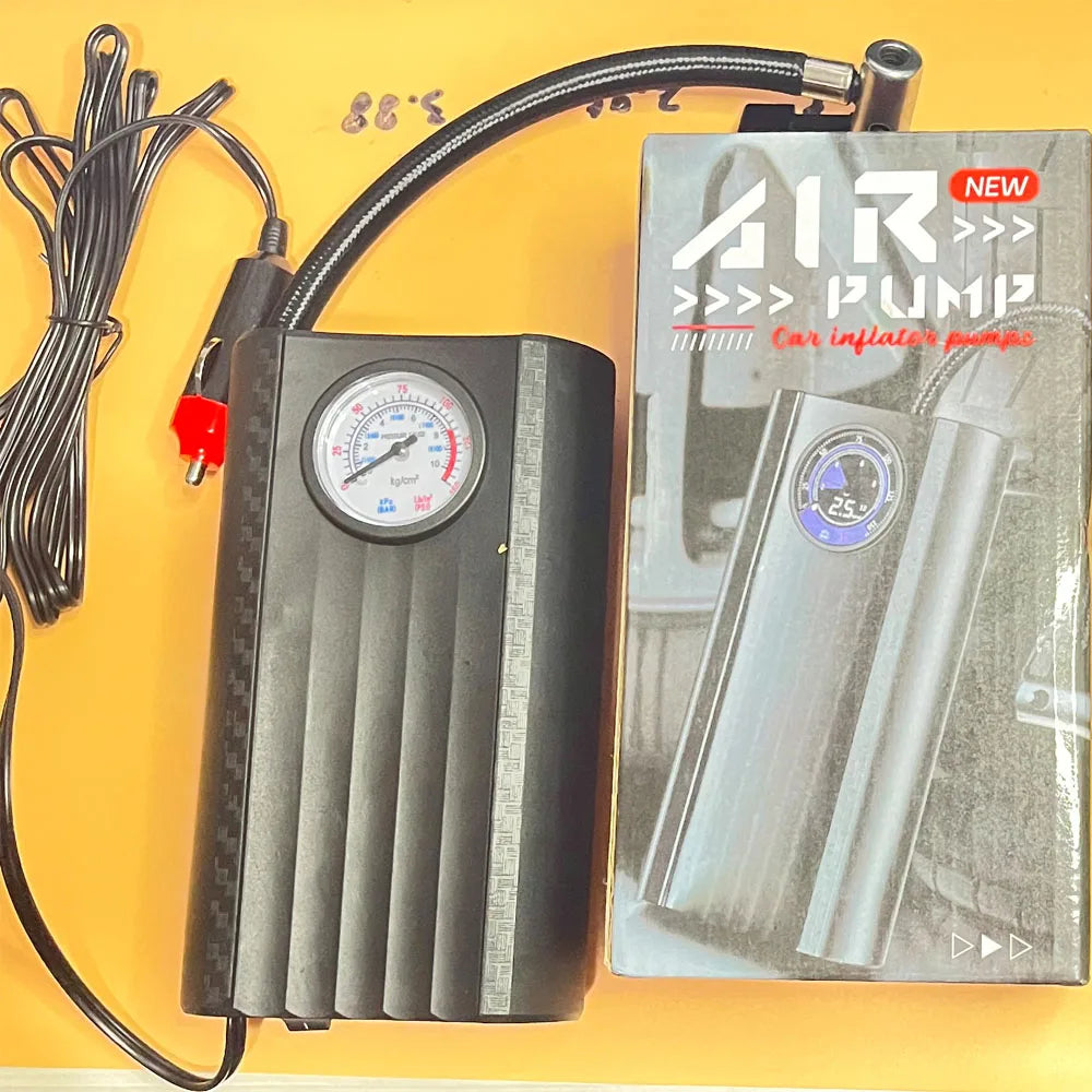 12V Car Tire Inflator Air Pump 150PSI | مضخة هواء للسيارة 12 فولت 150 رطل