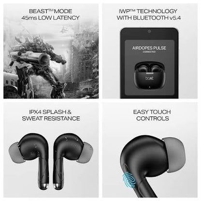 boAt Airdopes Pulse Wireless Earbuds (50H Battery)
