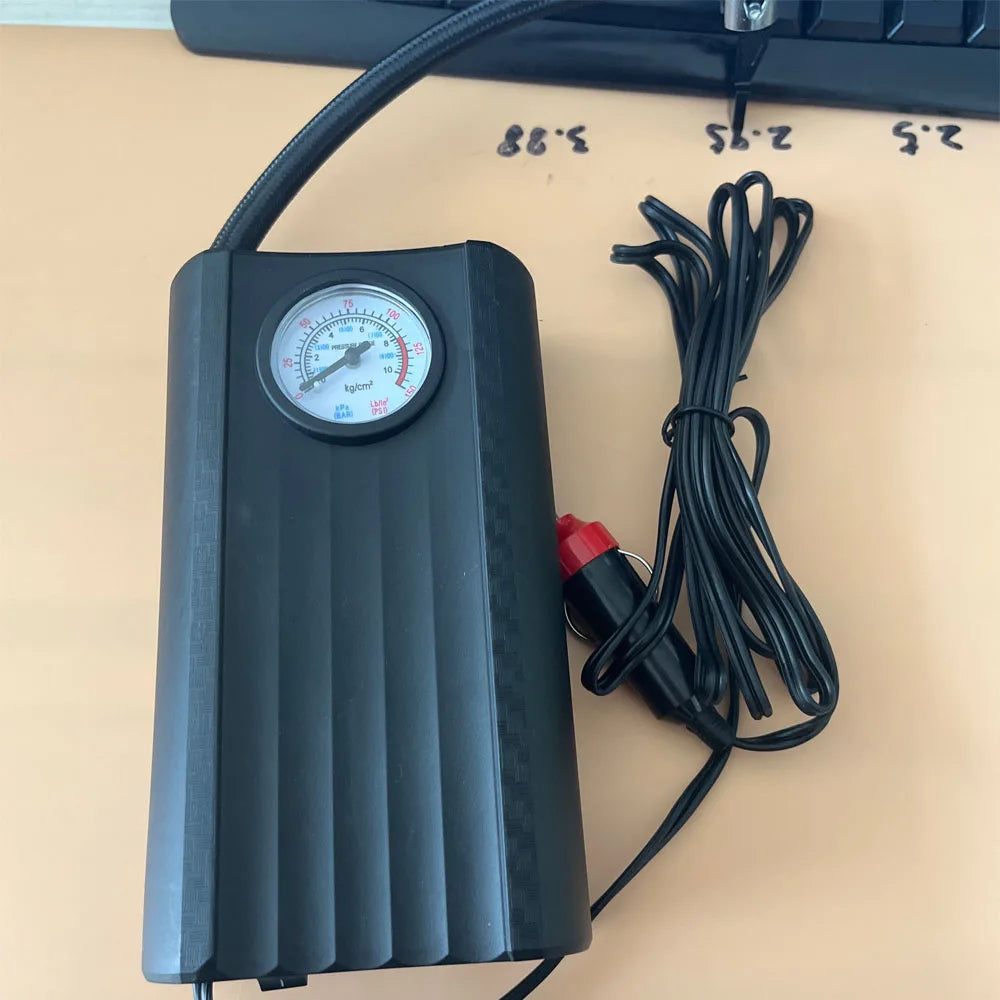12V Car Tire Inflator Air Pump 150PSI | مضخة هواء للسيارة 12 فولت 150 رطل