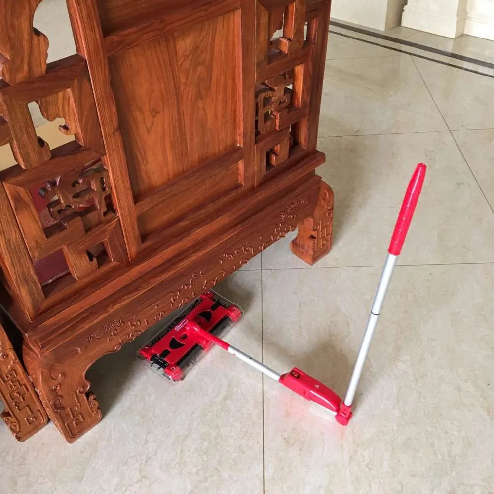 Rechargeable Foldable Hand-Push Electric Sweeper | مكنسة كهربائية يدوية قابلة للطي والشحن