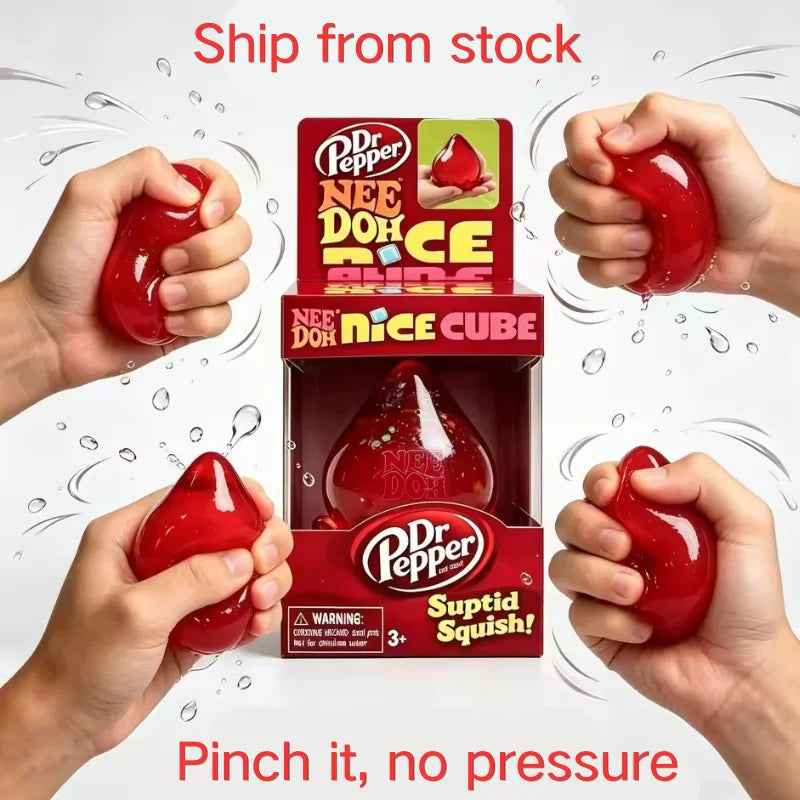 Nee Doh Nice Cube & Dream Drop Squishy Stress Toy | Soda Edition | ني دو لعبة ضغط