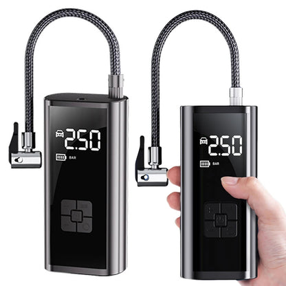 Portable Car Tire Inflator 150PSI with LED Light | مضخة هواء محمولة للسيارة 150 رطل مع إضاءة