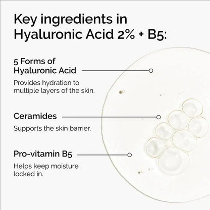 Hyaluronic Acid 2% + B5 Hydrating Serum with Ceramides 30ml | سيروم الهيالورونيك