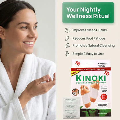 Kinoki Detox Foot Patches – Pack of 2, Ginger & Bamboo Vinegar Cleansing