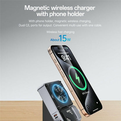 Fast Charging Wireless Power Bank — Portable Charger