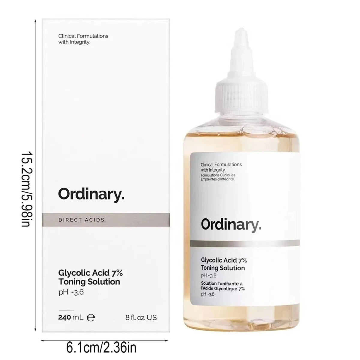 The Ordinary Glycolic Acid 7% Toning Solution - 240 ml