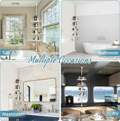 4 Layer Multi Corner Bathroom Organizer