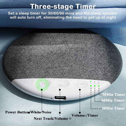 Bluetooth Pillow Speaker for Sleeping – Wireless, Ultra-Thin Design