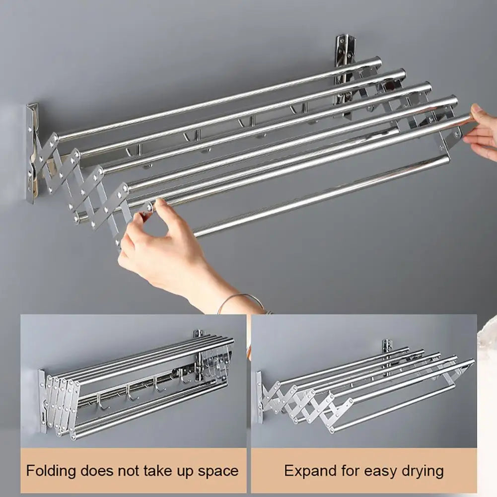 منشر ملابس جداري قابل للطي | Foldable Clothes Drying Rack