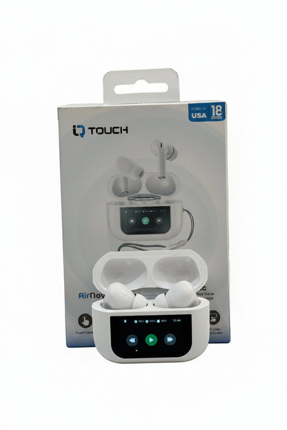 IQTouch LCD Touchscreen Wireless Earbuds with ANC
