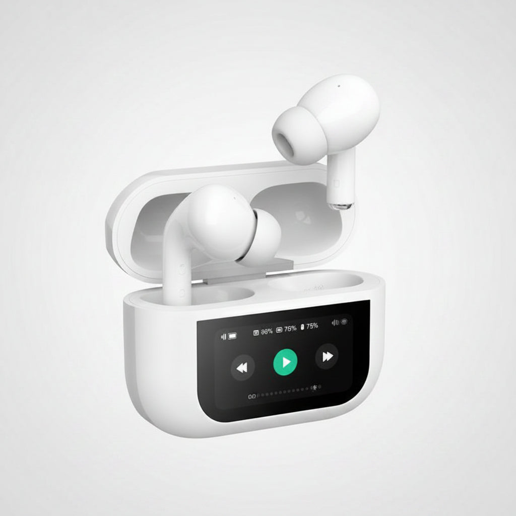 IQTouch LCD Touchscreen Wireless Earbuds with ANC