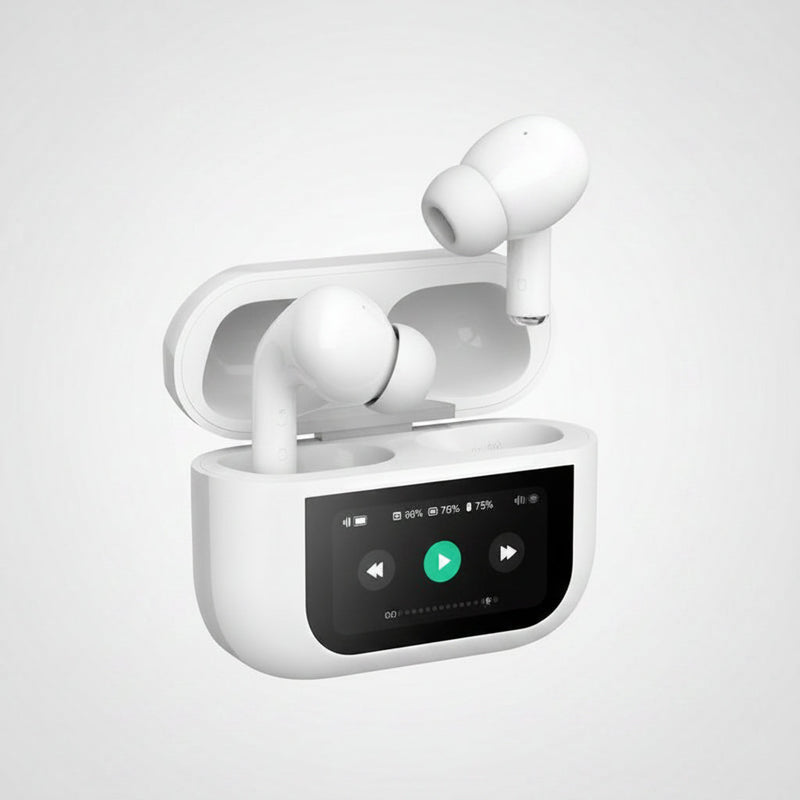 IQTouch LCD Touchscreen Wireless Earbuds with ANC