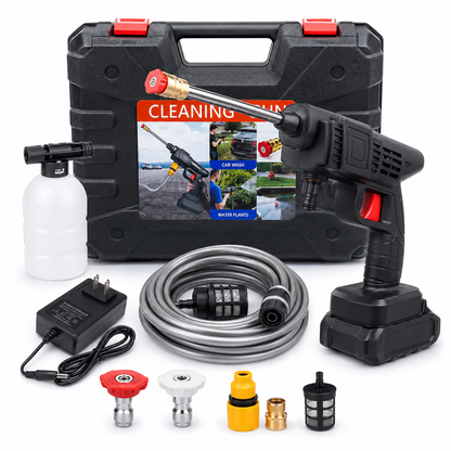 Cordless Car Pressure Washer with Foam Cannon | Portable 24V Power Washer UAE