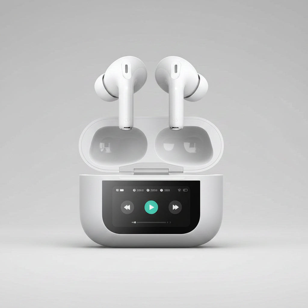 IQTouch LCD Touchscreen Wireless Earbuds with ANC
