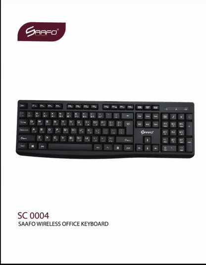 SC 0004
SAAFO WIRELESS OFFICE KEYBOARD