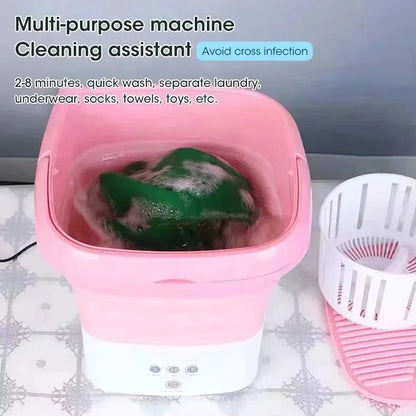 5.5L Foldable Mini Washing Machine | غسالة صغيرة قابلة للطي 5.5 لتر
