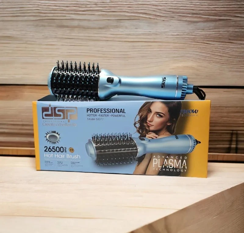 DSP Hot Air Brush Styler | 2-in-1 Hair Dryer & Volumizer