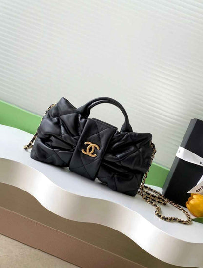 Chanel Quilted Handle Bag | Classic Structured Bag | 24×5×15cm