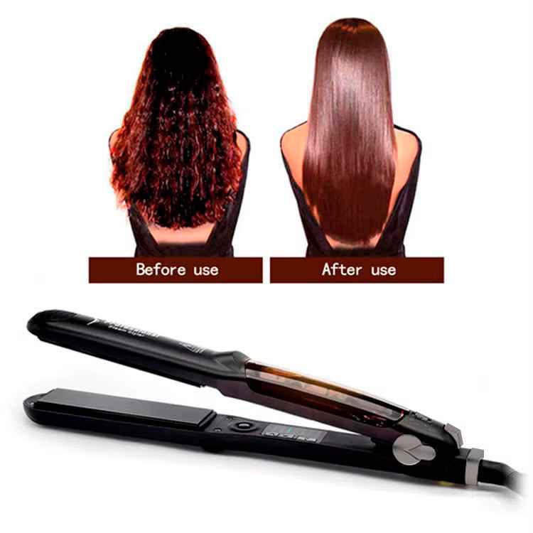 Professional Hair Straightener Flat Iron | Fast Heating Ceramic Plates | مكواة تمليس الشعر الاحترافية