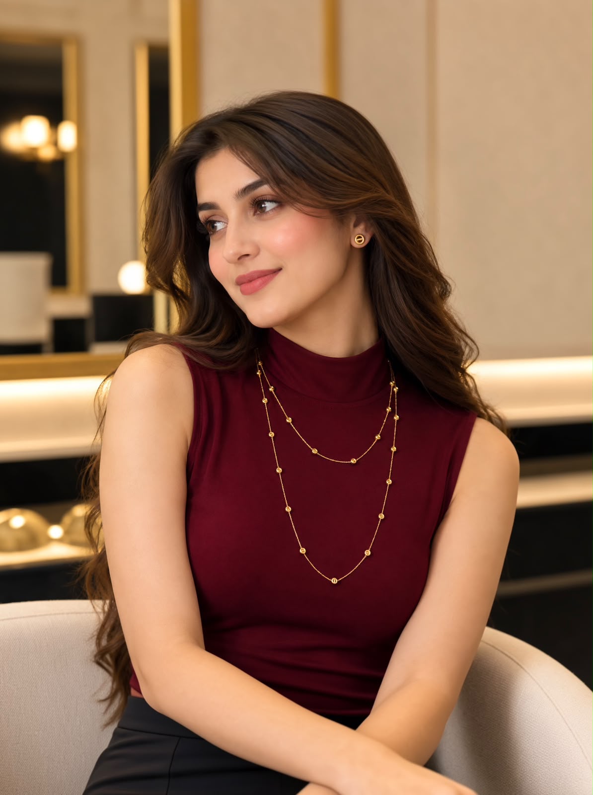 Multi-Wear LOVE Necklace & Earrings Set | طقم قلادة LOVE مع أقراط