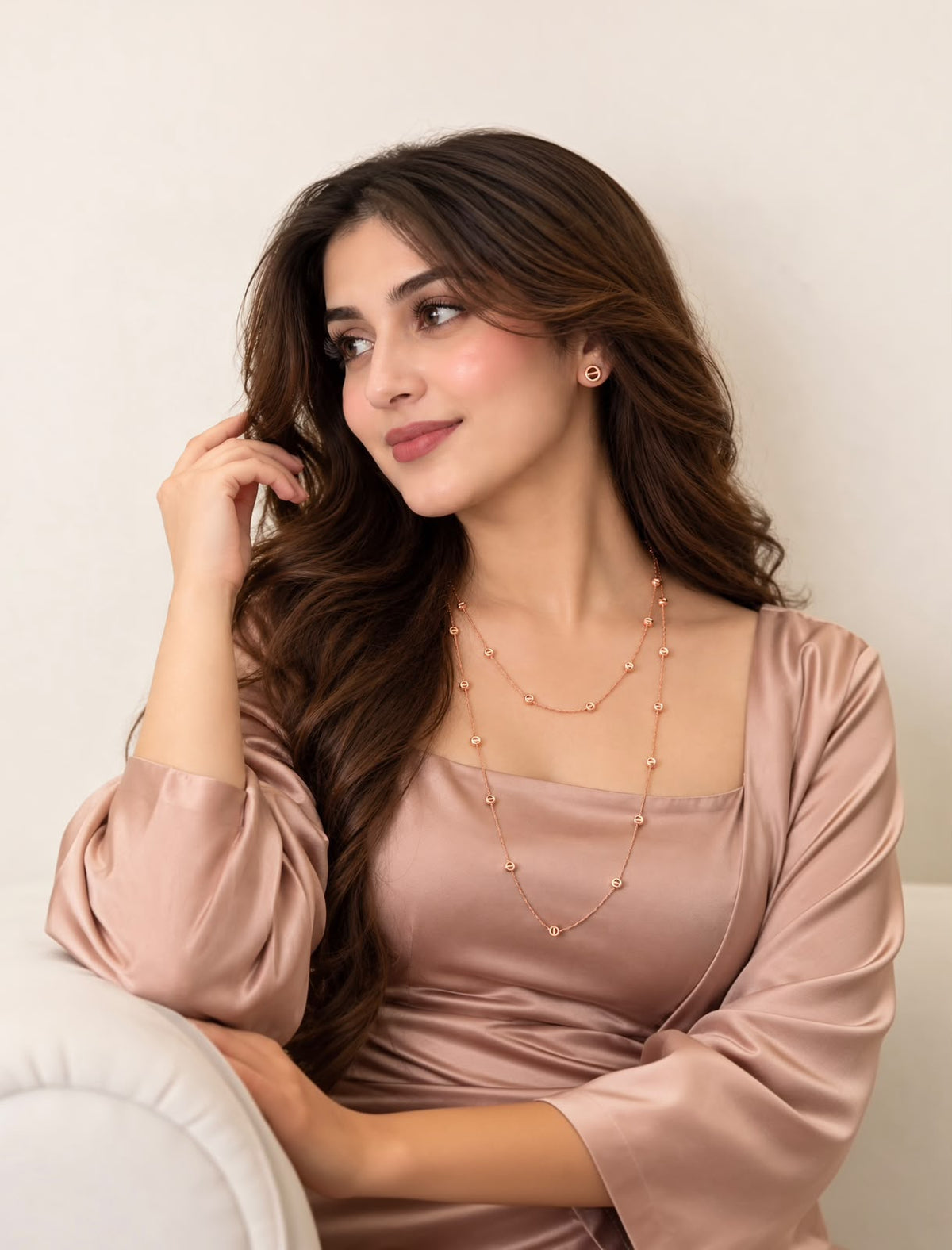 Multi-Wear LOVE Necklace & Earrings Set | طقم قلادة LOVE مع أقراط