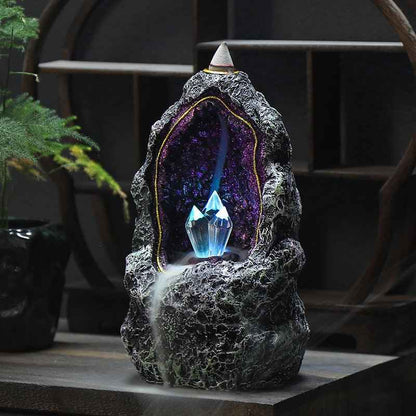 Crystal Cave Backflow Incense Burner