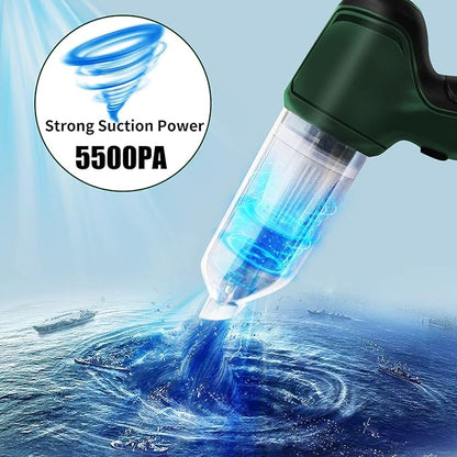 2-in-1 Smart Vacuum & Blower — Handheld Cleaner