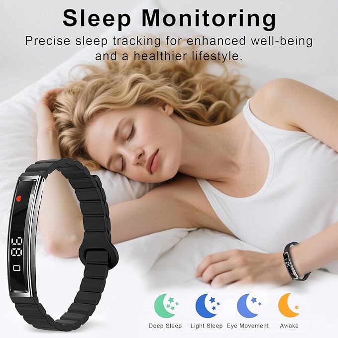 Smart Health Bracelet With Sleep & Fitness Tracking