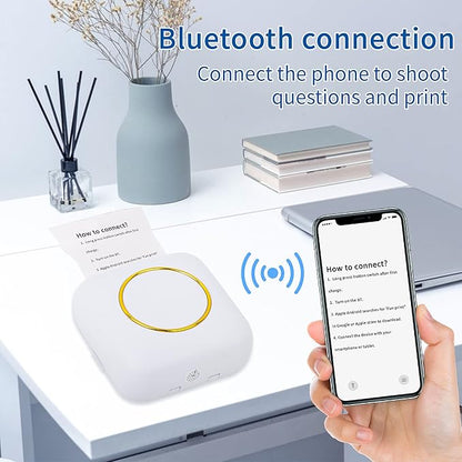 Mini Portable Thermal Printer For Photos & Labels