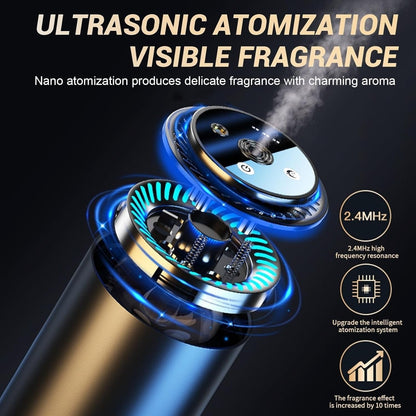 Starry Sky Car Aroma Diffuser with LED Projection Light