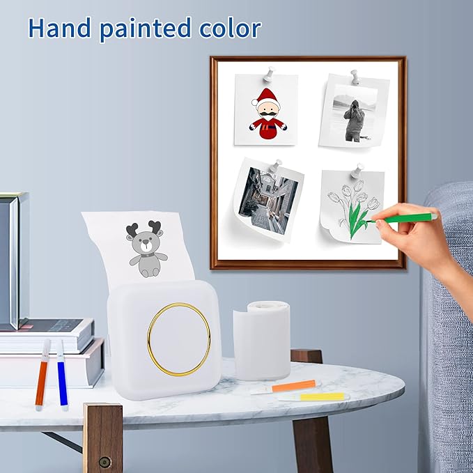Mini Portable Thermal Printer For Photos & Labels