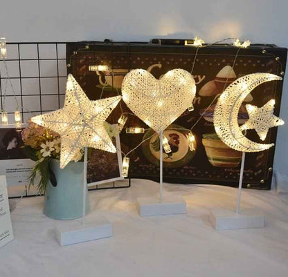 Romantic LED Star Table Lamp