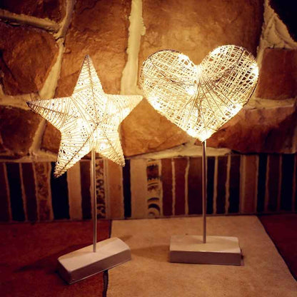 Romantic LED Star Table Lamp