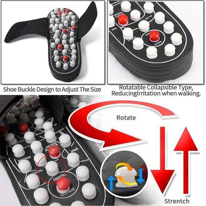 Massage Slippers – Rotating Acupressure Foot Massager, EVA Material