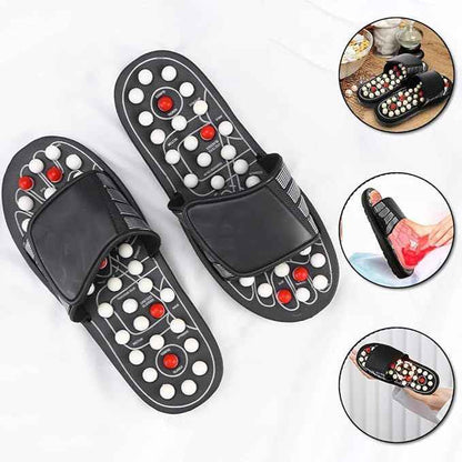 Massage Slippers – Rotating Acupressure Foot Massager, EVA Material
