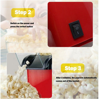 Mini Electric Popcorn Maker — Home Snack Machine